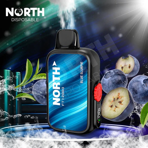 North (12000 Puffs) Blue Slurpie 5% Nic