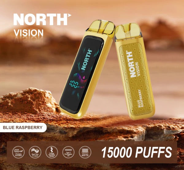 North Vision (15000 Puffs) Blue Raspberry 5% Nic