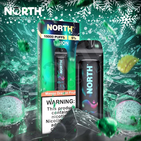 North Vision (15000 Puffs) Mango Dragon Fruit 5% Nic