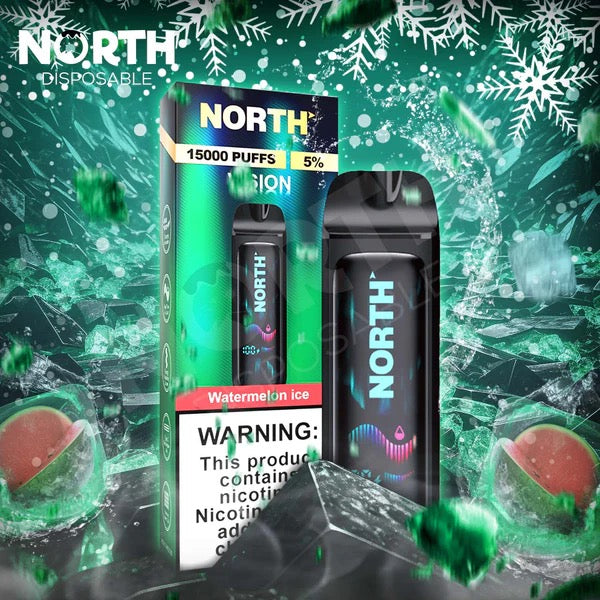 North Vision (15000 Puffs) Watermelon Ice 5% Nic