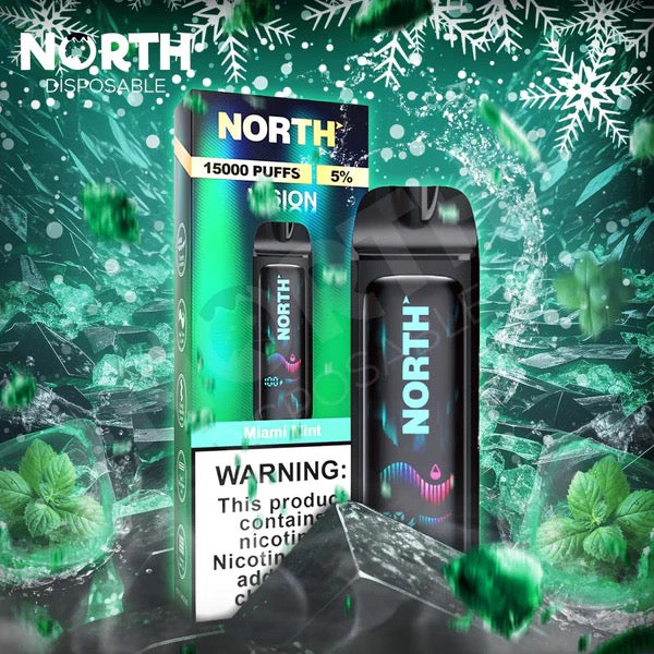 North Vision (15000 Puffs) Miami Mint 5% Nic