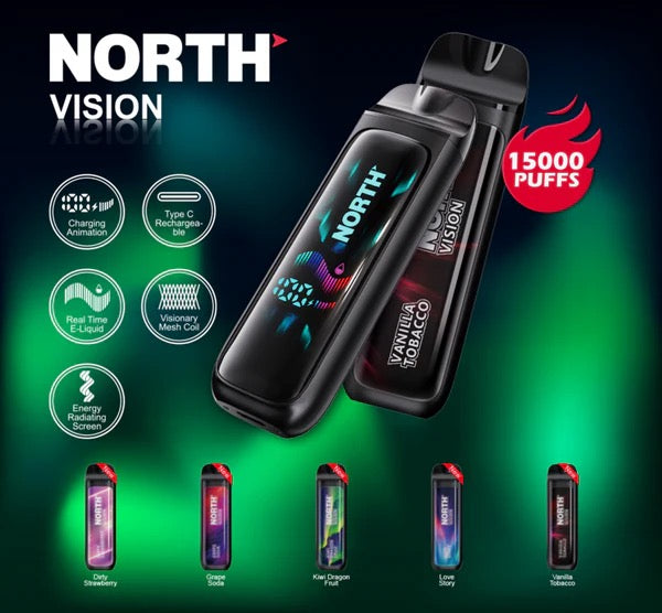North Vision (15000 Puffs) Vanilla Tobacco 5% Nic