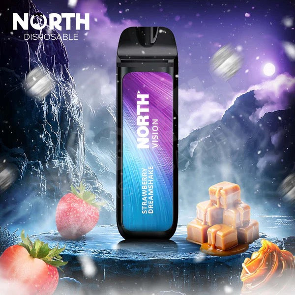 North Vision (15000 Puffs) Strawberry DreamShake 5% Nic