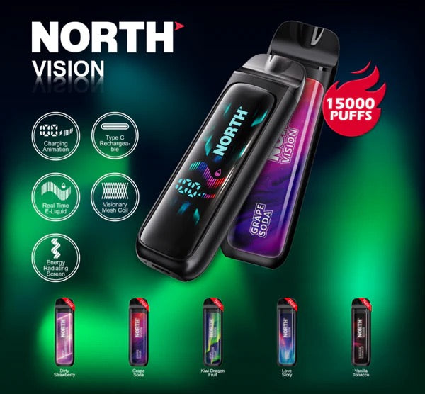 North Vision (15000 Puffs) Grape Soda 5% Nic