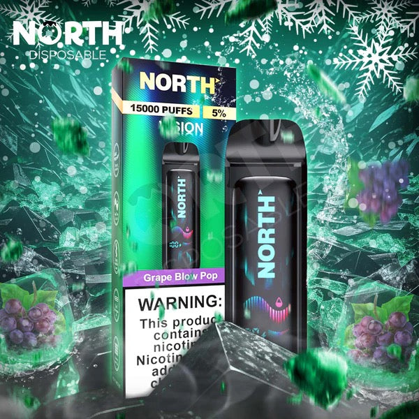 North Vision (15000 Puffs) Grape Blow Pop 5% Nic