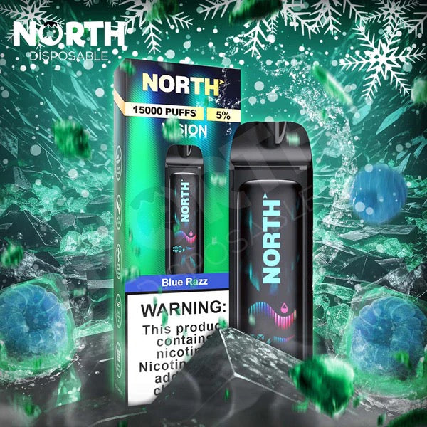 North Vision (15000 Puffs) Blue Razz 5% Nic