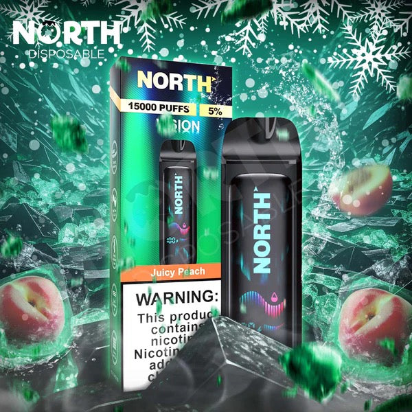 North Vision (15000 Puffs) Juicy Peach 5% Nic