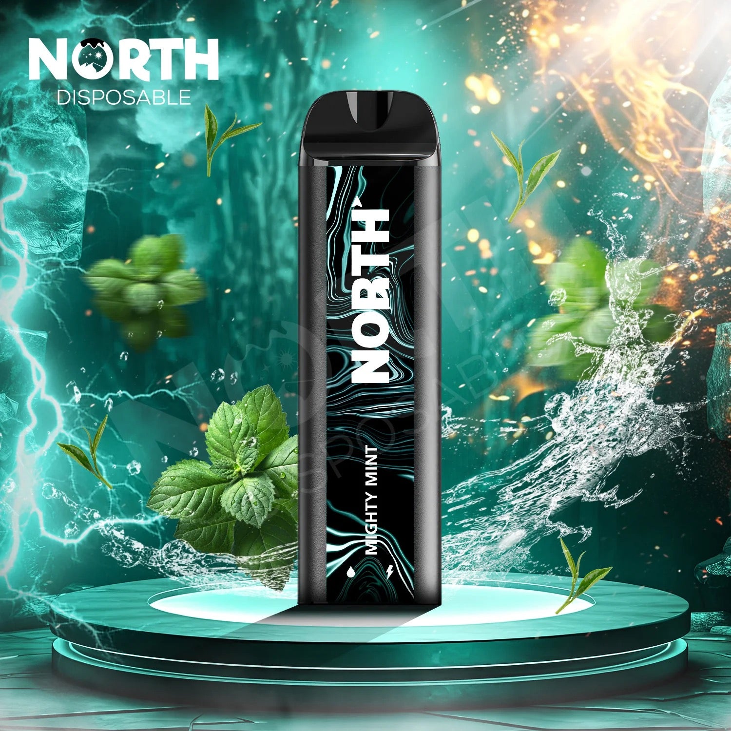 North (5000 Puffs) Mighty Mint 5% Nic
