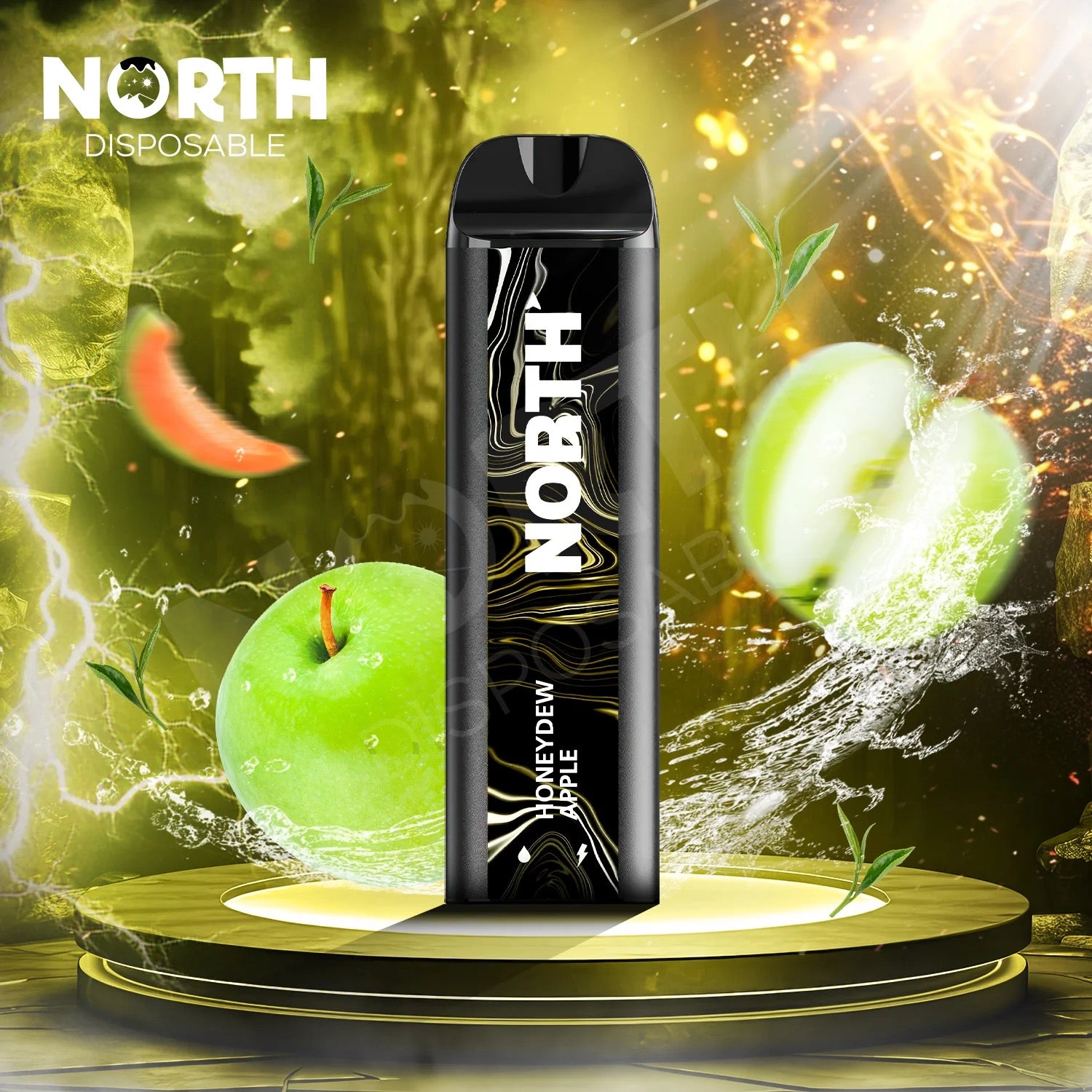 North (5000 Puffs) Honeydew Apple 5% Nic