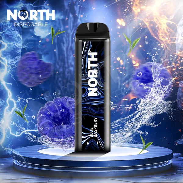 North (5000 Puffs) Blue Raspberry 3% Nic