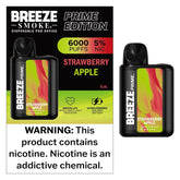 Breeze Prime (6000 puffs) Strawberry Apple 5% Nic